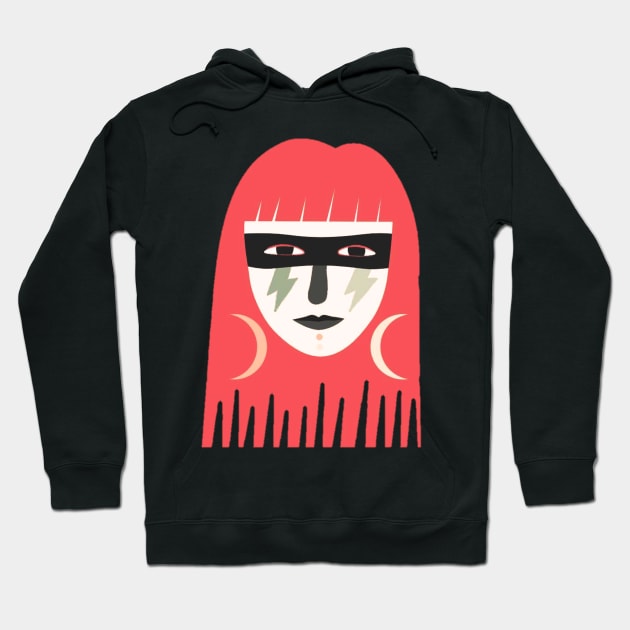 Rock Girl Hoodie by JUDY KOOT